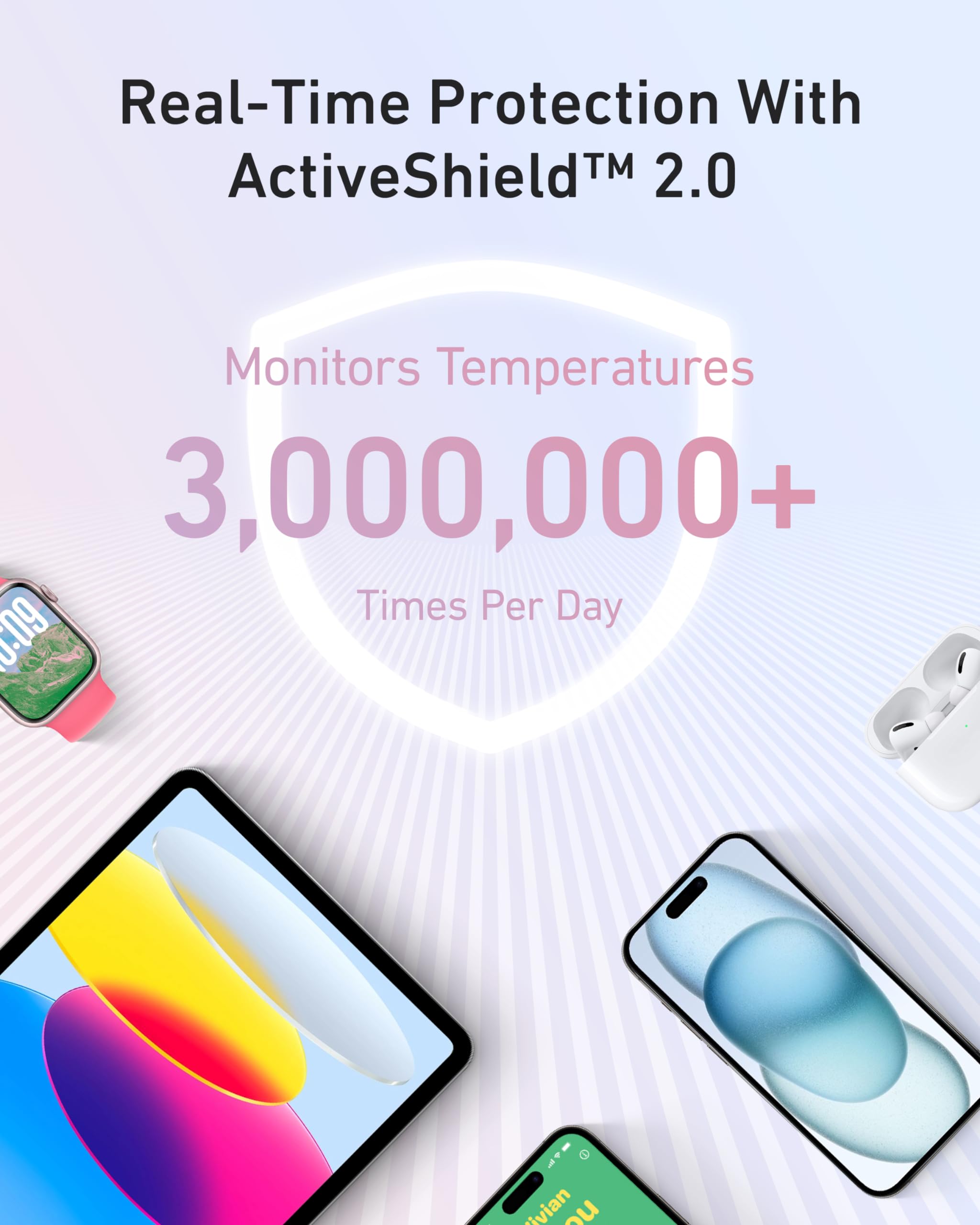 Anker Zolo Power Bank (10K, 30W, Built-In USB-C Cable)