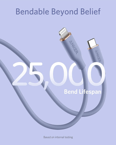 Anker 641 USB-C to Lightning Cable (Flow, Silicone)