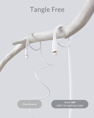 Anker 641 USB-C to Lightning Cable (Flow, Silicone)