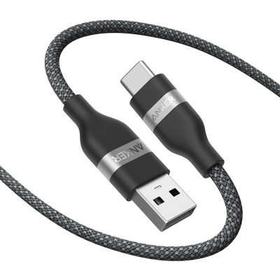 Anker USB-A to USB-C Cable (3 ft/6 ft, Upcycled-Braided)