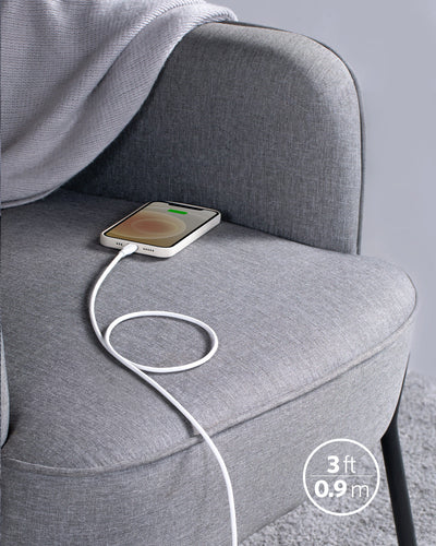 Anker 641 USB-C to Lightning Cable (Flow, 3 ft Silicone)