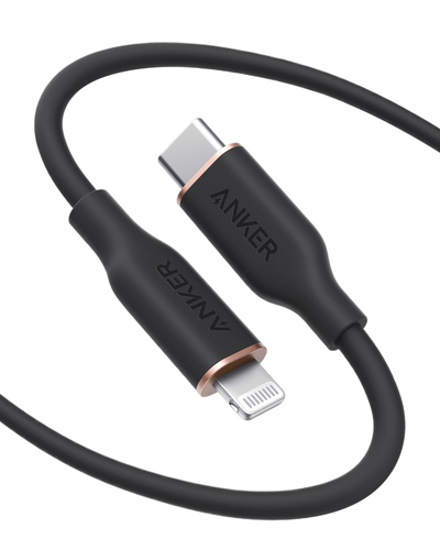 Anker 641 USB-C to Lightning Cable (Flow, 3 ft Silicone)