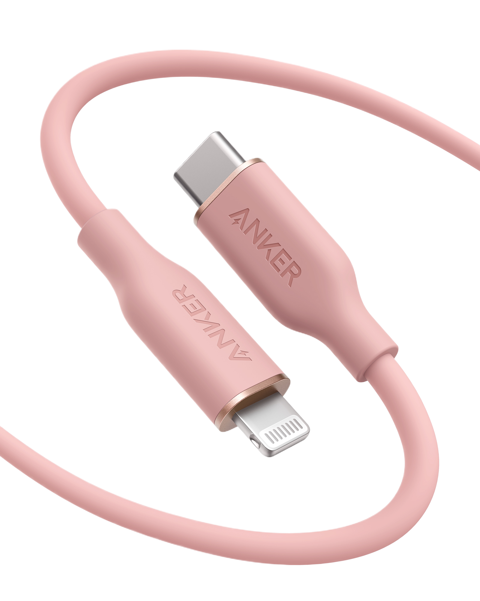 Anker 641 USB-C to Lightning Cable (Flow, 3 ft Silicone)