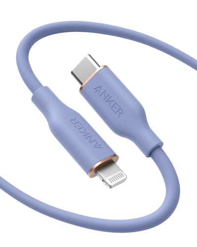 Anker 641 USB-C to Lightning Cable (Flow, 3 ft Silicone)