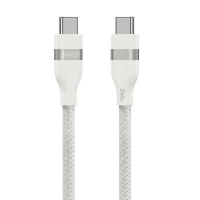 Anker USB-C to USB-C Cable (3 ft / 6 ft, 240W, Upcycled-Braided)