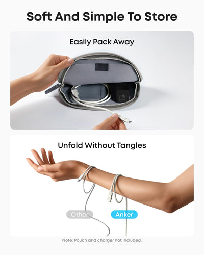 Anker USB-A to USB-C Cable (3 ft/6 ft, Upcycled-Braided)