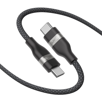 Anker USB-C to USB-C Cable (3 ft / 6 ft, 240W, Upcycled-Braided)